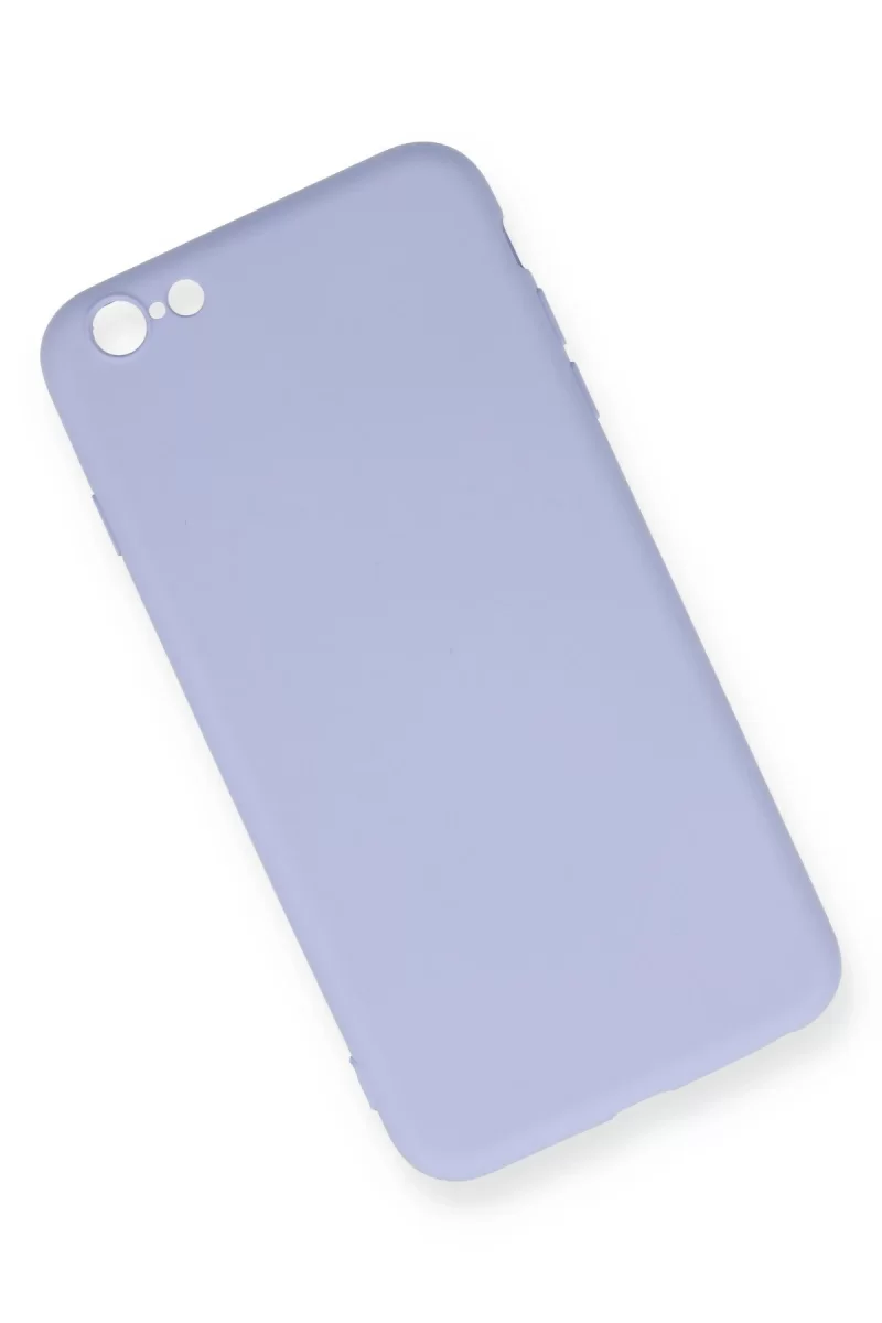 Newface Apple iPhone 6 Plus Kılıf Nano içi Kadife Silikon - Lila