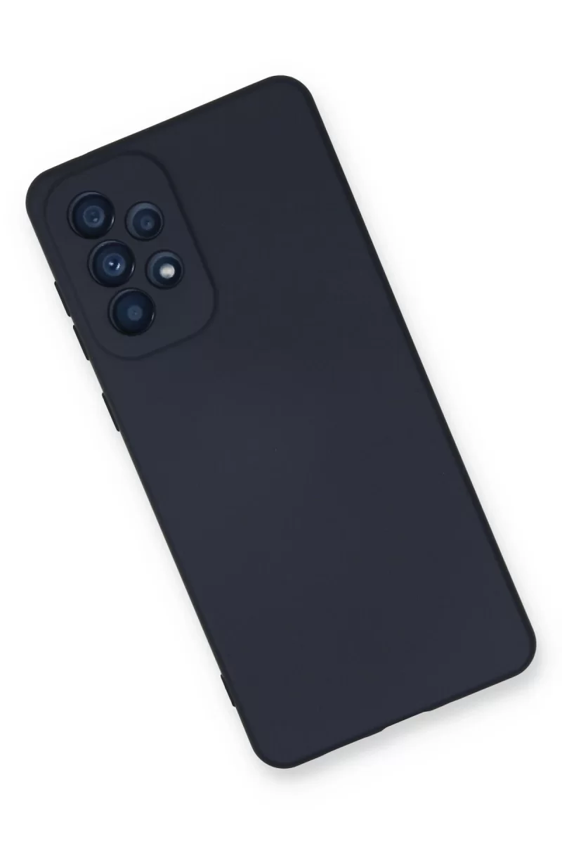 Newface Samsung Galaxy A53 5G Kılıf Nano içi Kadife Silikon - Lacivert