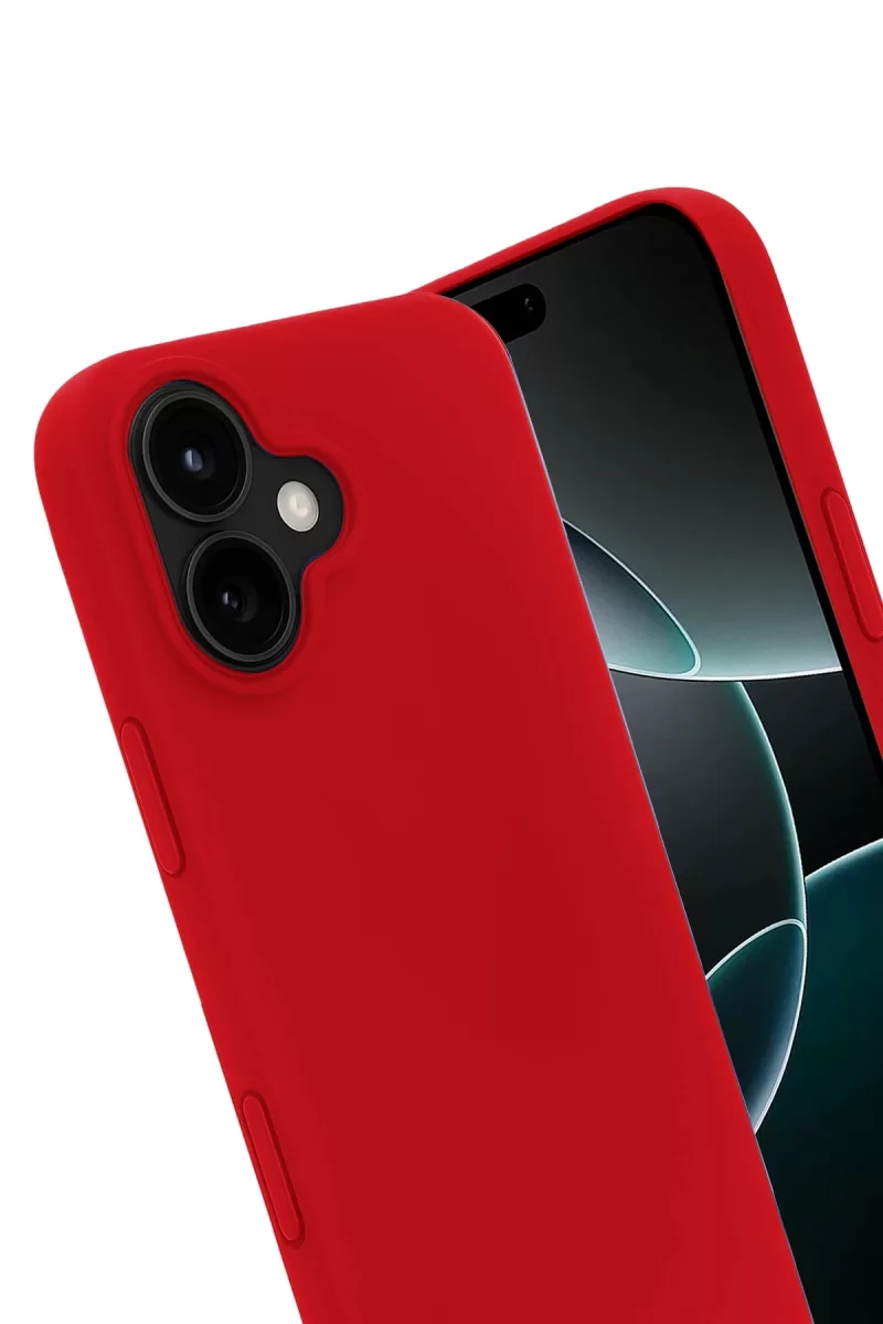 Newface Apple iPhone 17 First Silikon - Kırmızı