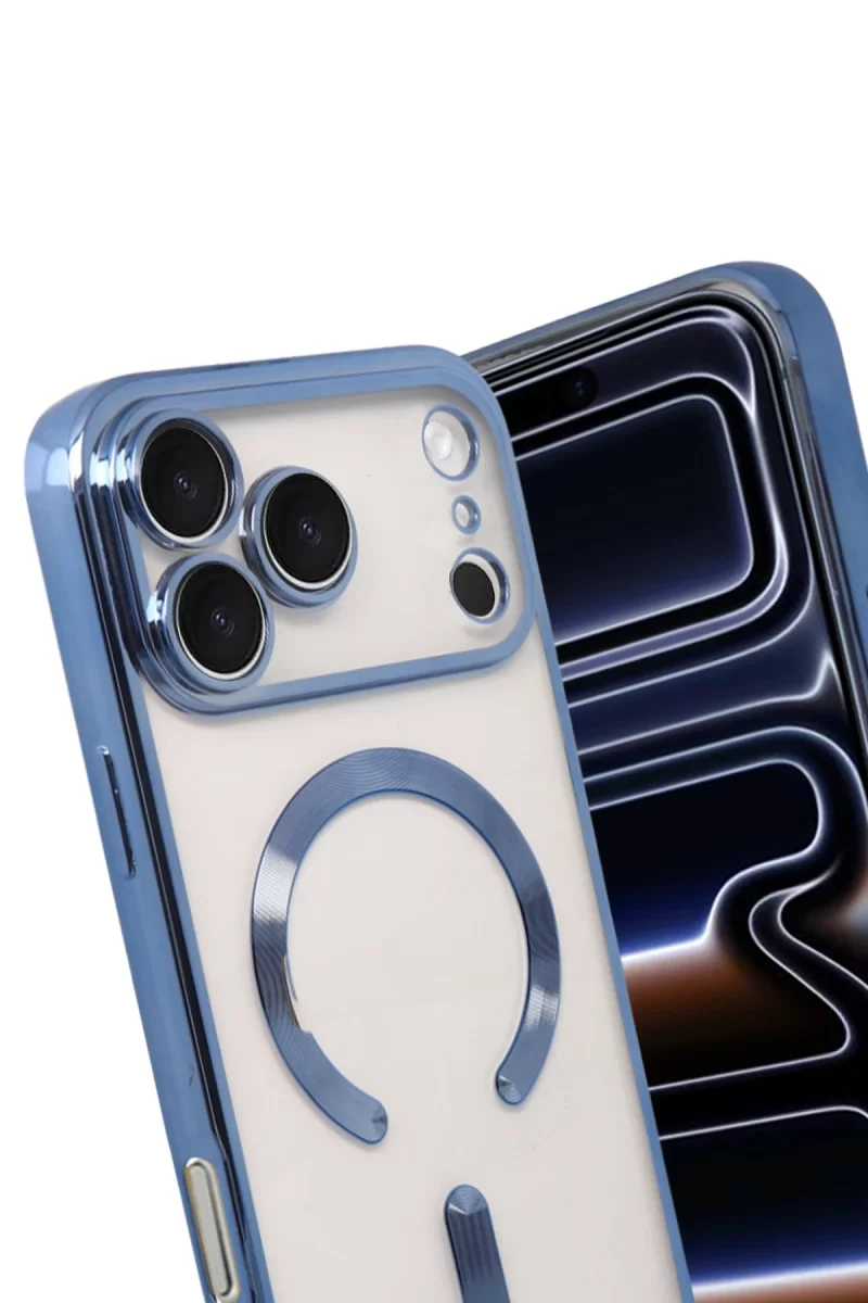 Newface Apple iPhone 17 Pro Kross Magneticsafe Kapak - Sierra Blue