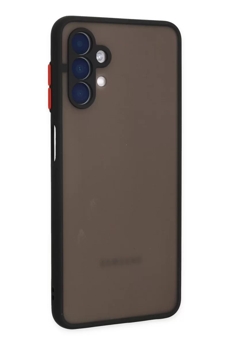 Newface Samsung Galaxy A04S Kılıf Montreal Silikon Kapak - Siyah