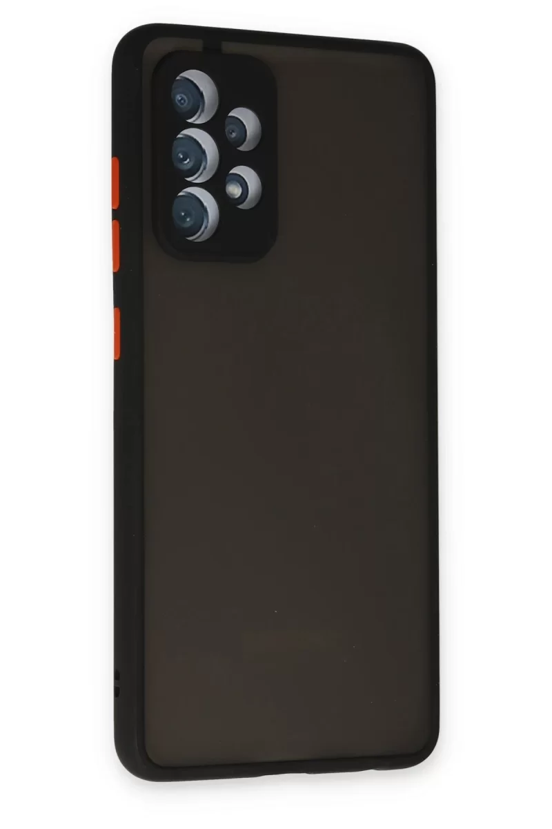 Newface Samsung Galaxy A32 Kılıf Montreal Silikon Kapak - Siyah