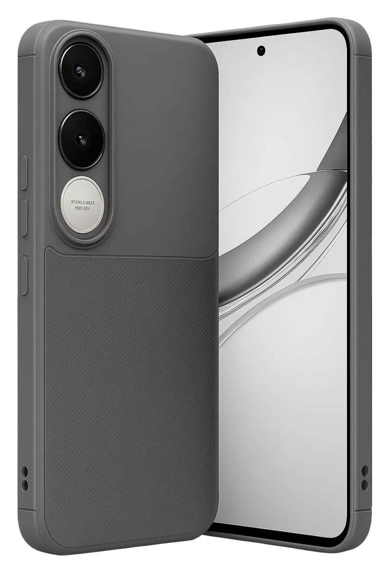 Newface Vivo V50 Lite 4G Auto Focus Karbon Kapak - Gri