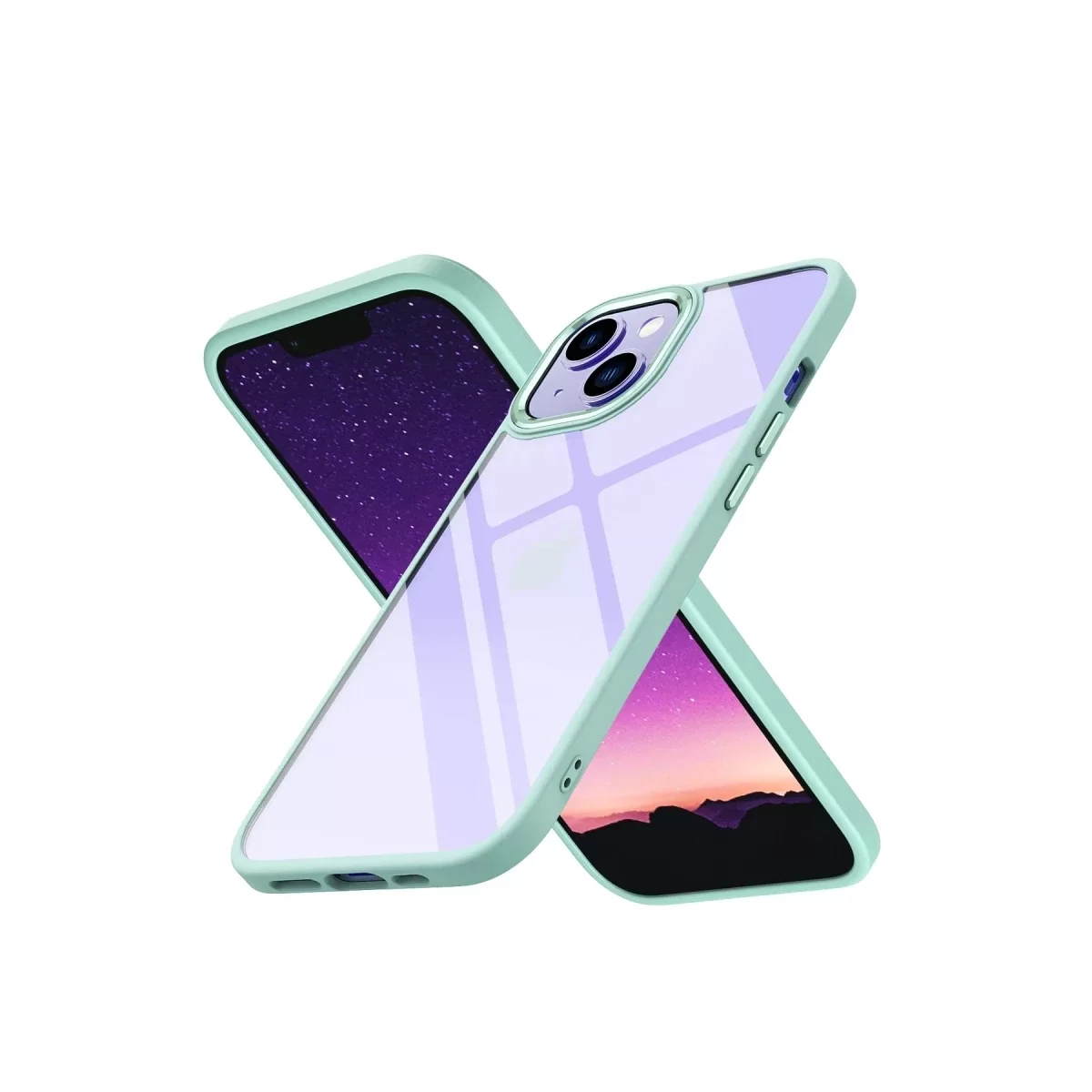 Newface Apple iPhone 15 Kılıf Power Silikon - Yeşil