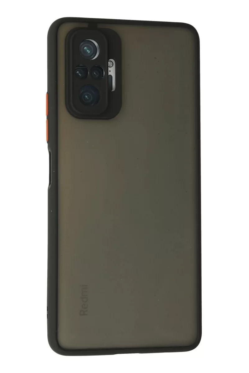 Newface Xiaomi Redmi Note 10 Pro Kılıf Montreal Silikon Kapak - Siyah
