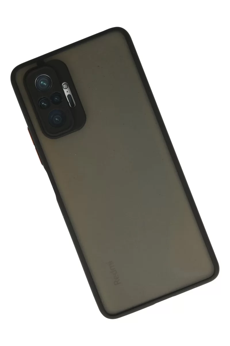 Newface Xiaomi Redmi Note 10 Pro Kılıf Montreal Silikon Kapak - Siyah