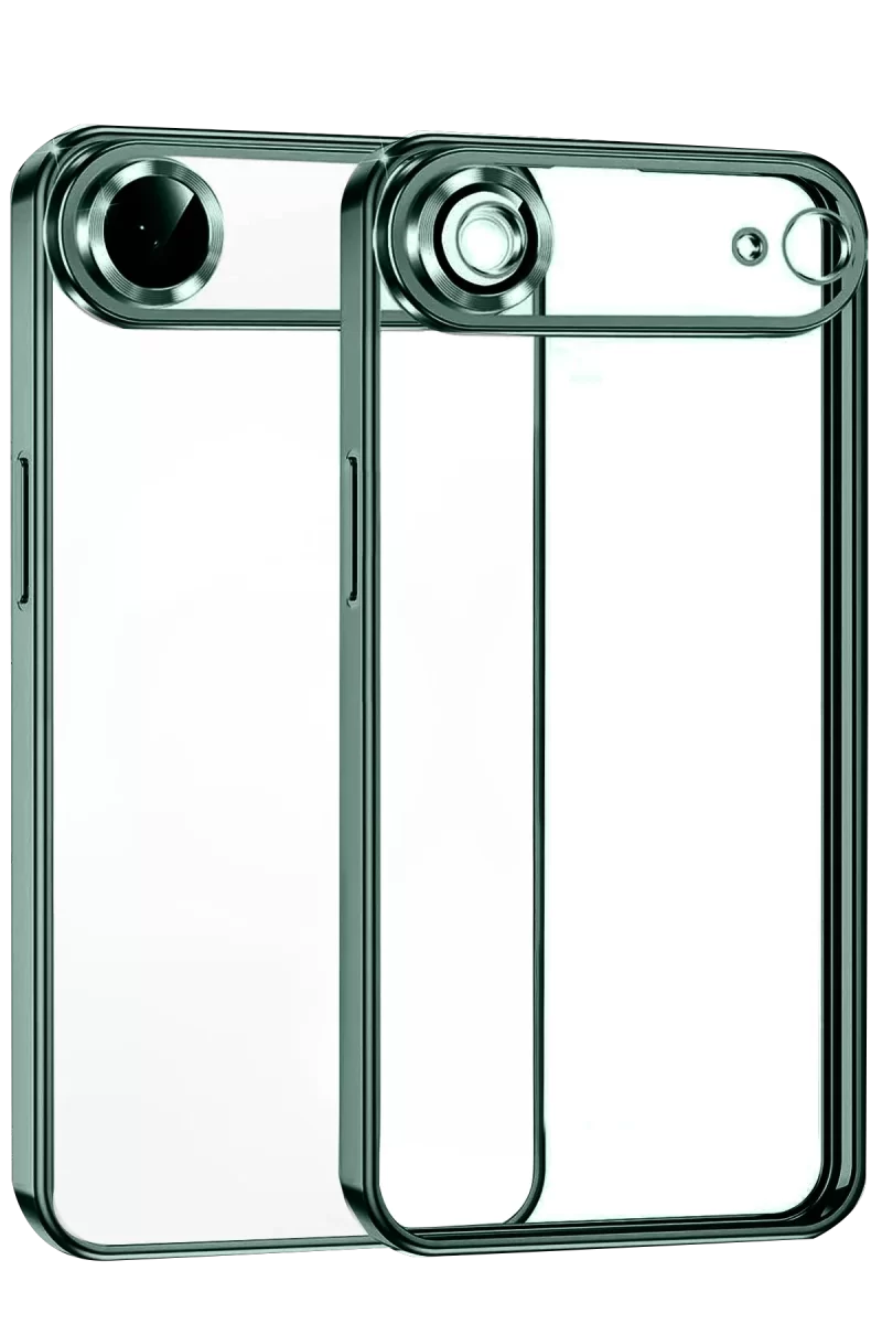 Newface Apple iPhone 17 Air Razer Lensli Silikon - Yeşil