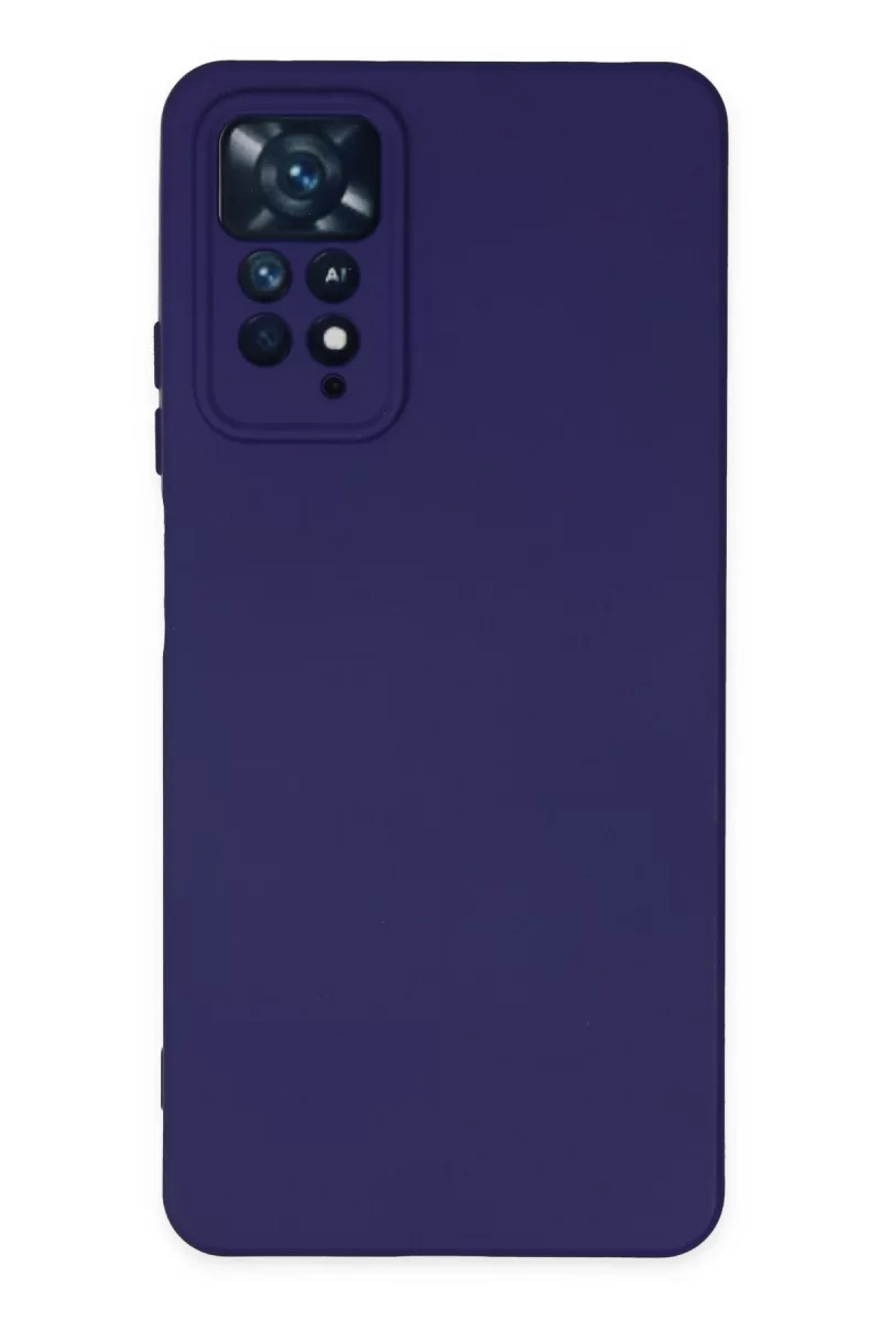 Newface Xiaomi Redmi Note 11 Pro Kılıf Nano içi Kadife Silikon - Mor