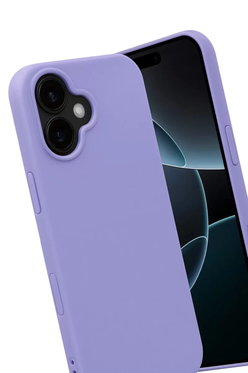 Newface Apple iPhone 17 Nano içi Kadife Silikon - Lila