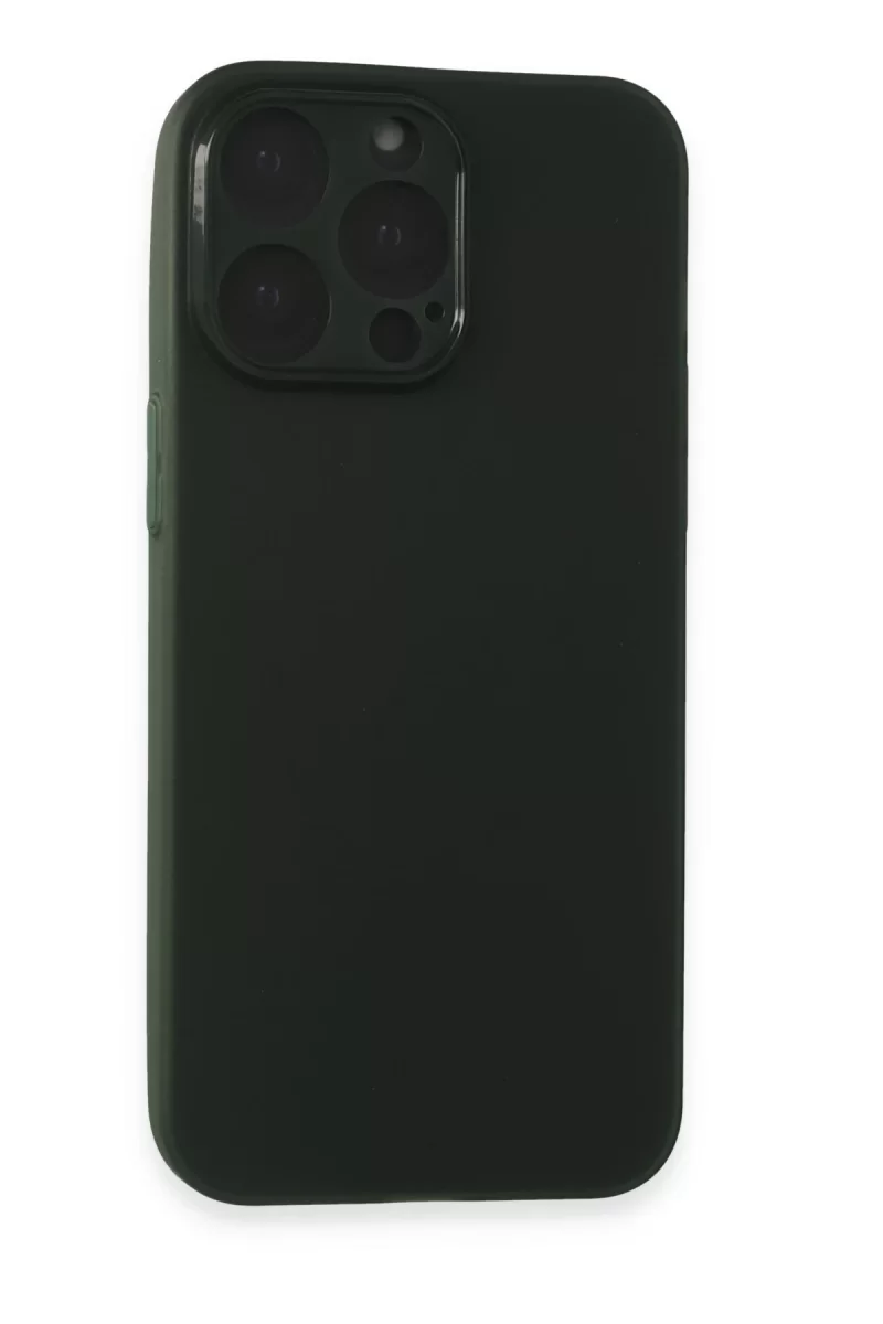 Newface Apple iPhone 15 Pro Max Kılıf Puma Silikon - Yeşil