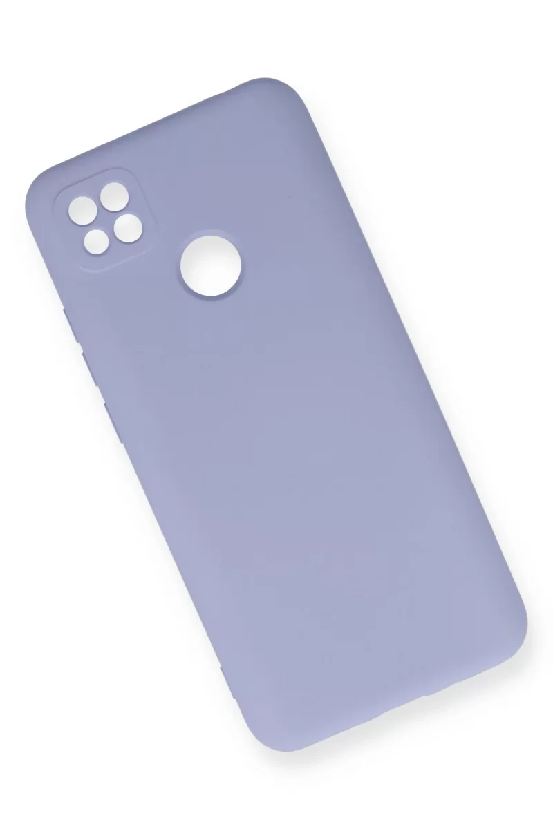 Newface Xiaomi Redmi 9C Kılıf Nano içi Kadife Silikon - Lila