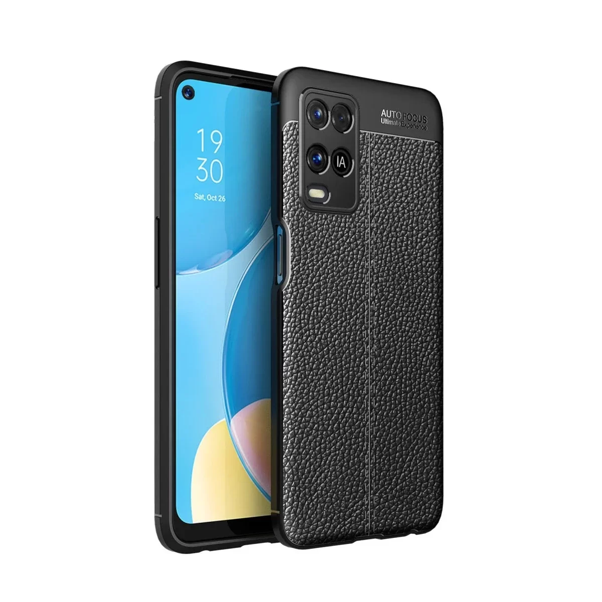 Newface Oppo A54 4G Kılıf Auto Focus Kapak - Siyah