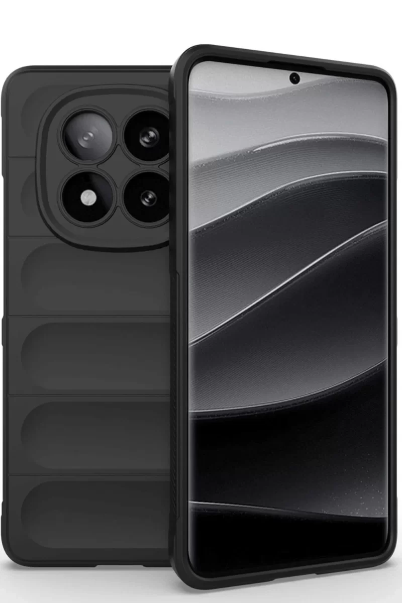 Newface Xiaomi Redmi Note 14 Pro 5G Kılıf Optimum Silikon - Siyah