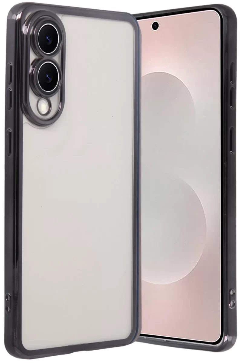 Newface Samsung Galaxy S25 Edge Razer Lensli Silikon - Siyah