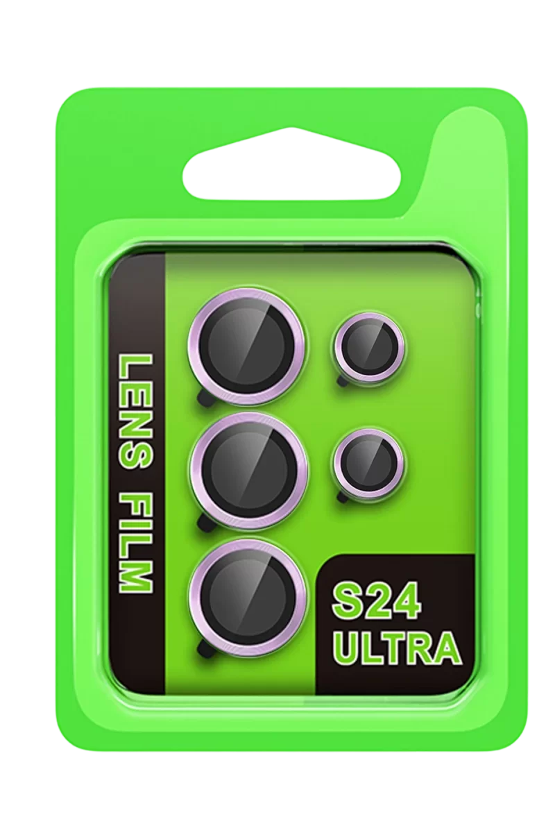 Newface Samsung Galaxy S24 Ultra Raze Metal Kamera Lens - Mor