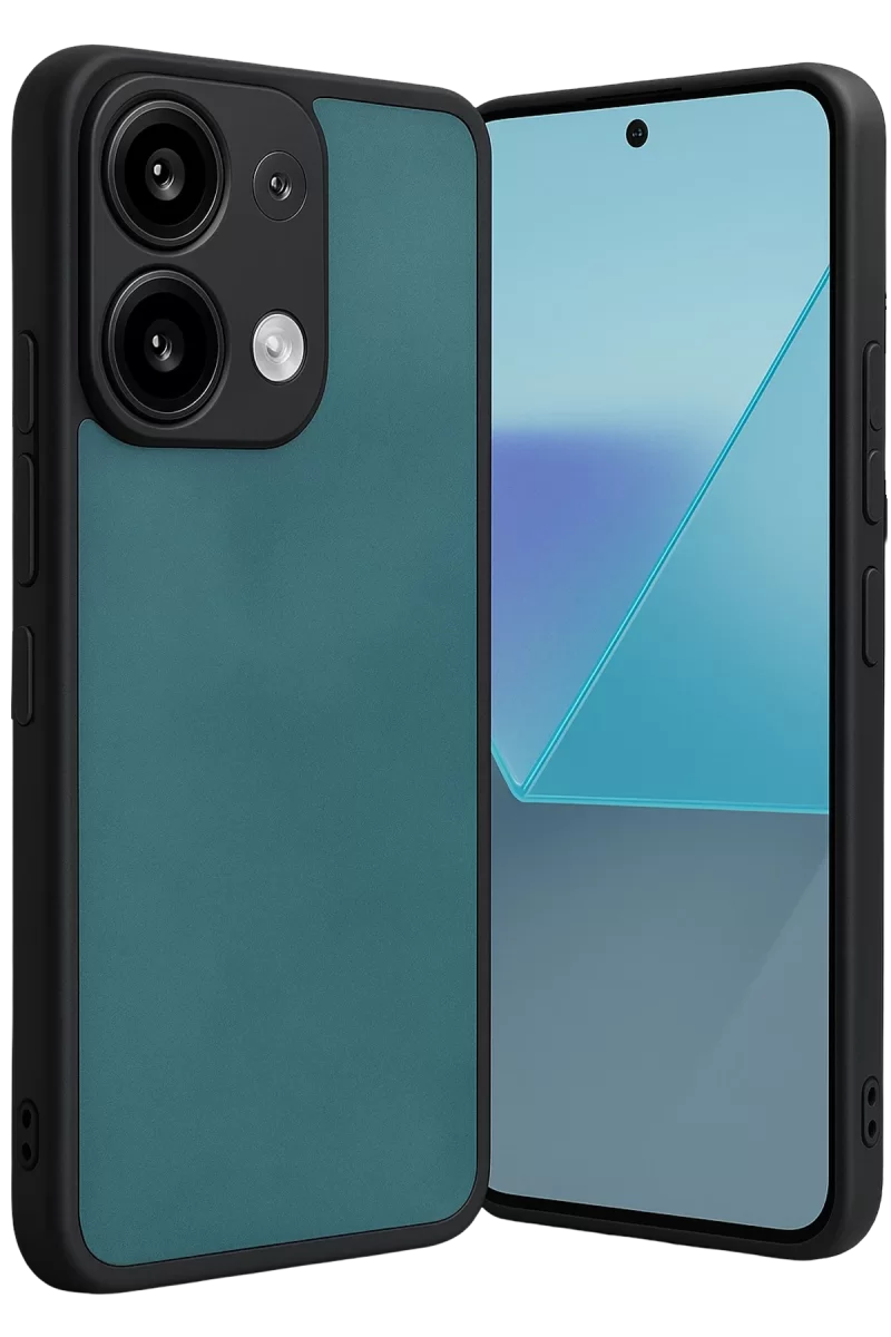Newface Xiaomi Redmi Note 13 4G Kılıf Aras Deri Kapak - Açık Yeşil