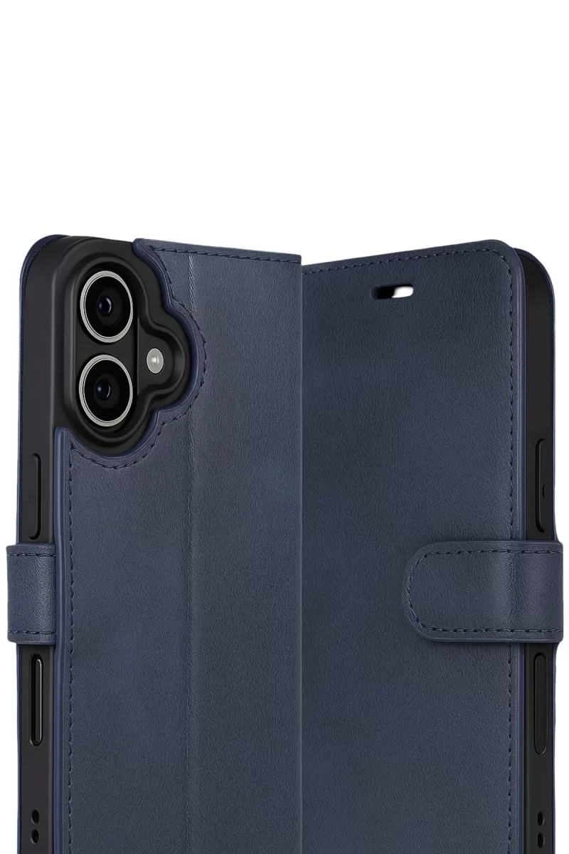 Newface Apple iPhone 17 Trend S Plus Kapaklı Kılıf - Lacivert