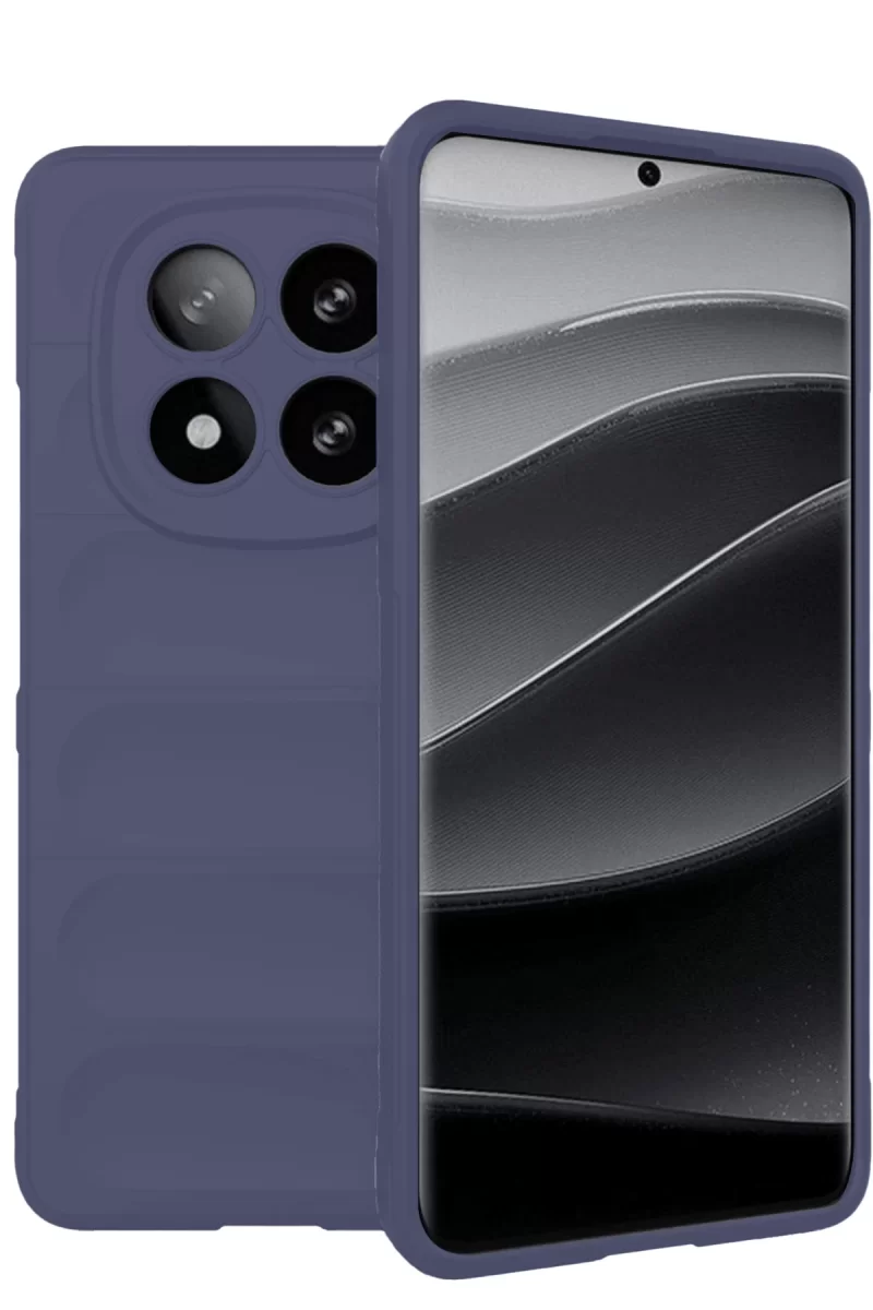 Newface Xiaomi Redmi Note 14 Pro 5G Kılıf Optimum Silikon - Lacivert