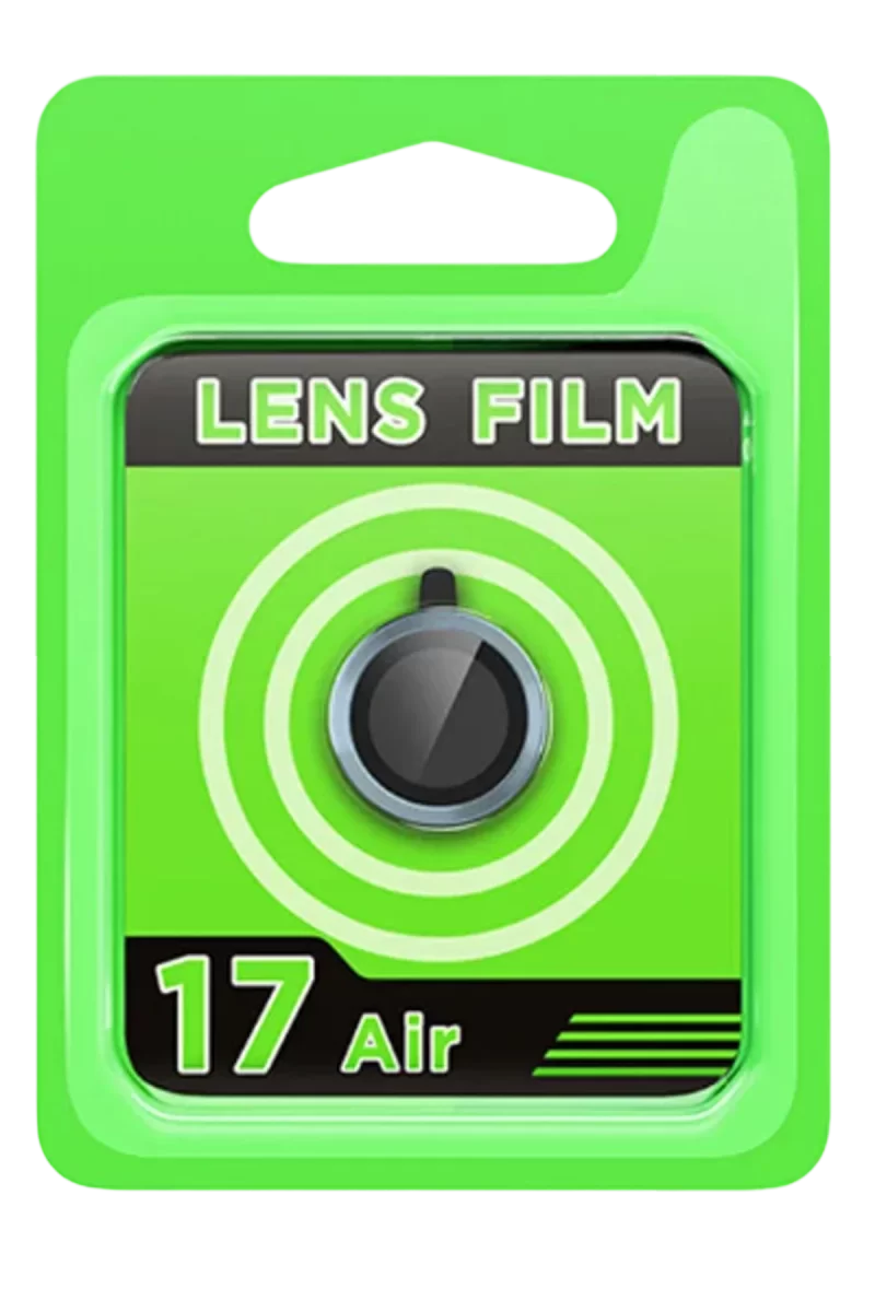 Newface Apple iPhone 17 Air Raze Metal Kamera Lens - Mavi