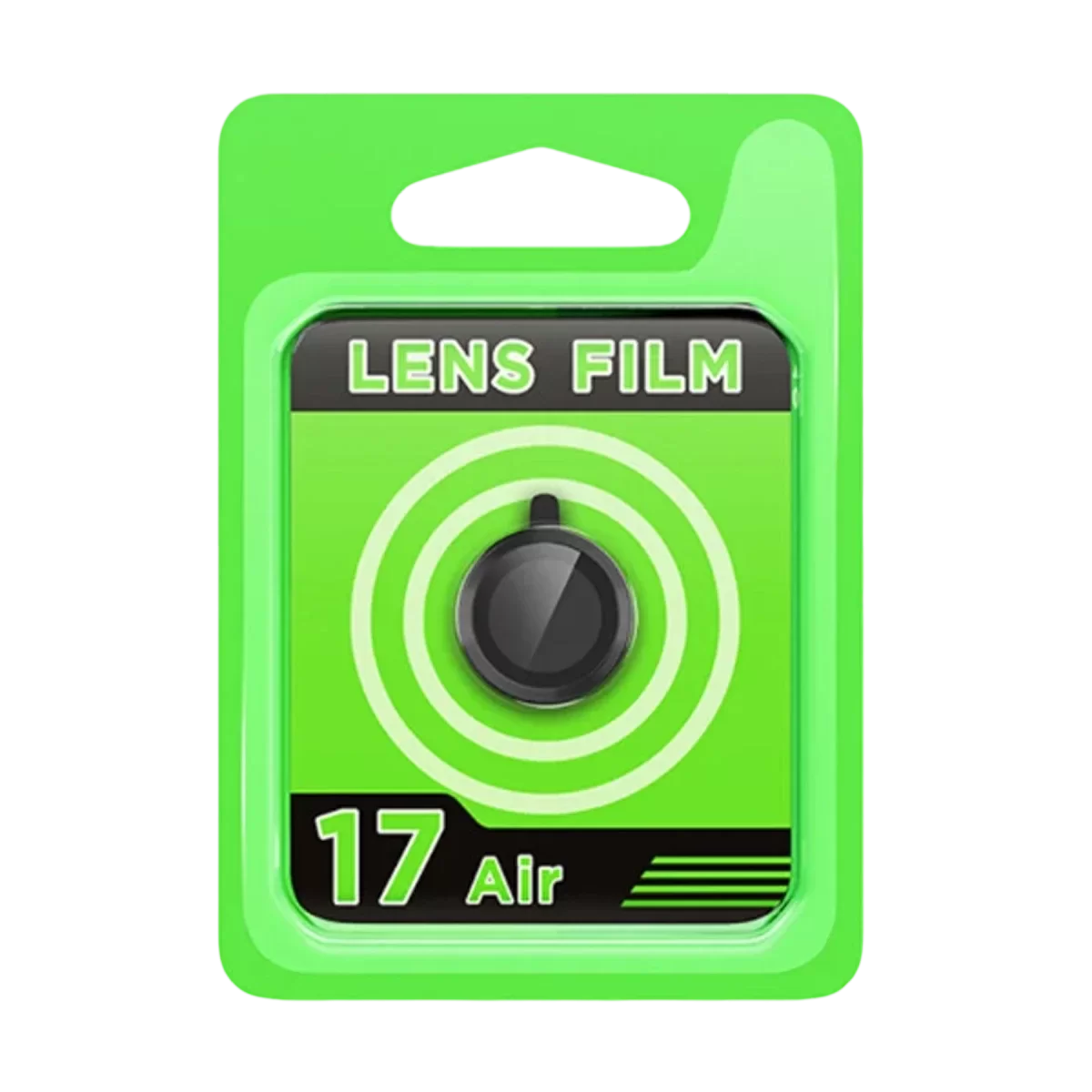 Newface Apple iPhone 17 Air Raze Metal Kamera Lens - Siyah