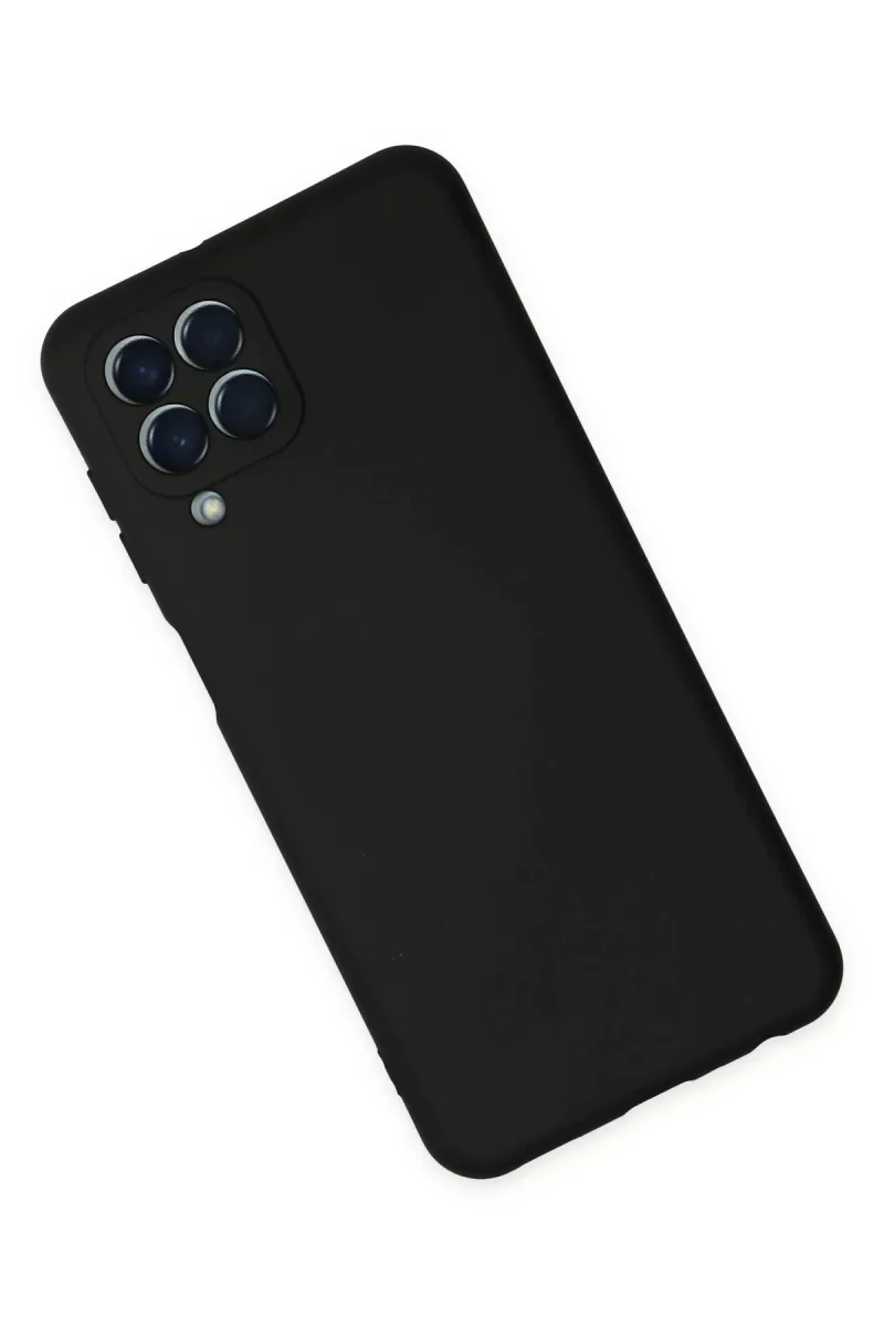 Newface Samsung Galaxy M33 Kılıf Nano içi Kadife Silikon - Siyah