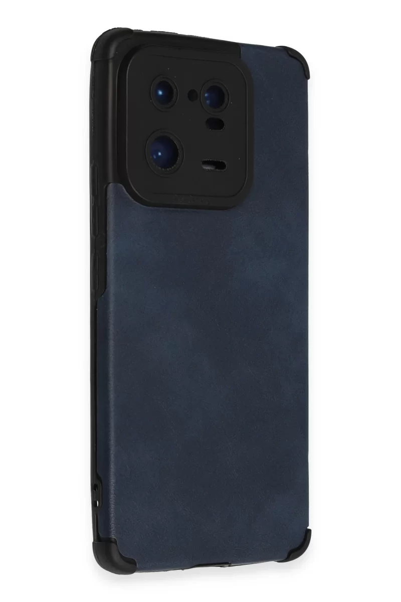 Newface Xiaomi Mi 13 Pro Kılıf Loop Deri Silikon - Lacivert