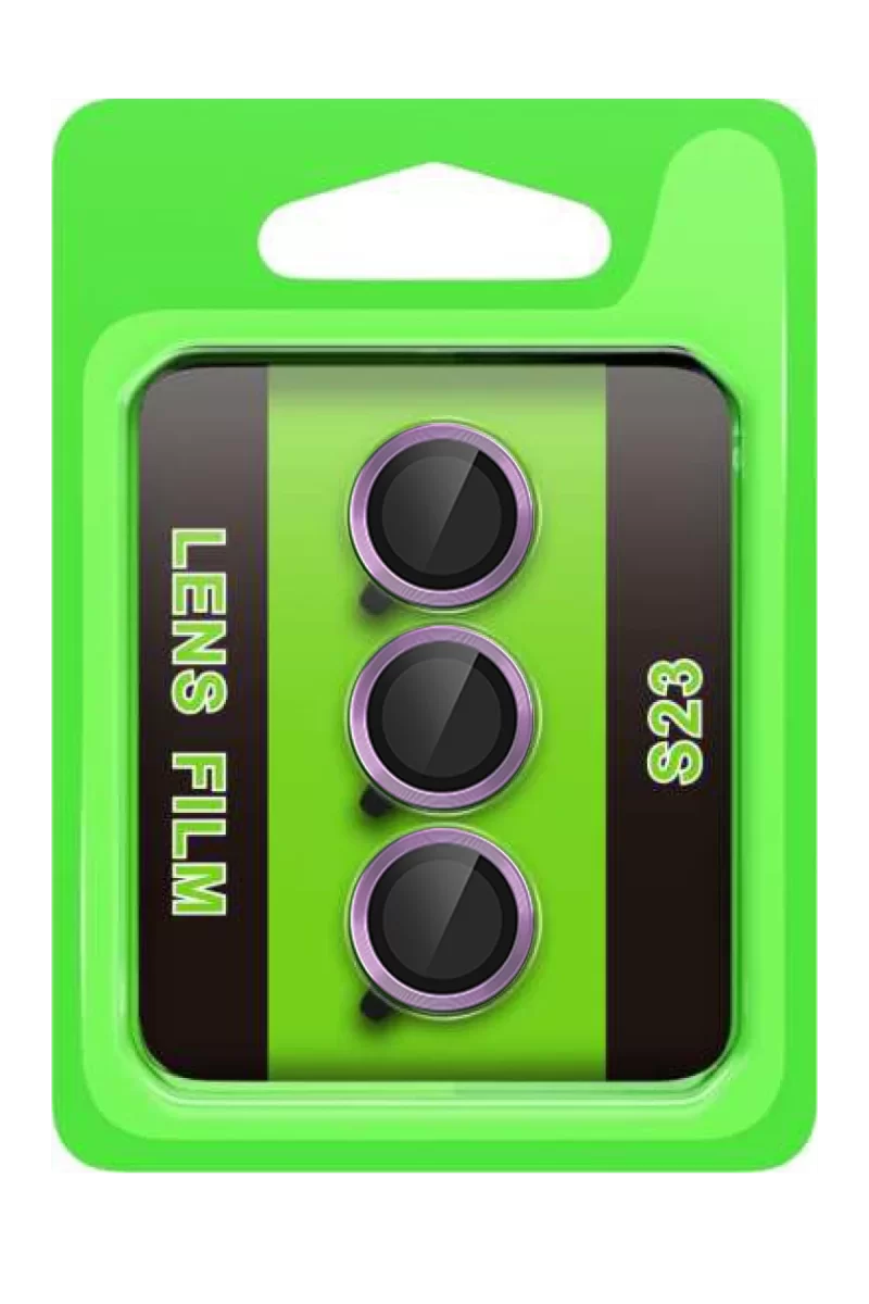 Newface Samsung Galaxy S23 Raze Metal Kamera Lens - Mor