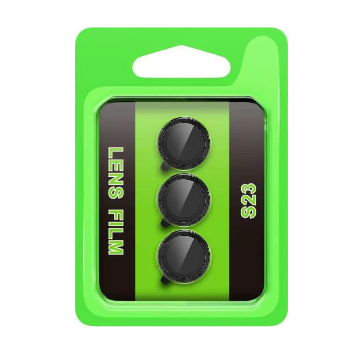 Newface Samsung Galaxy S23 Raze Metal Kamera Lens - Siyah