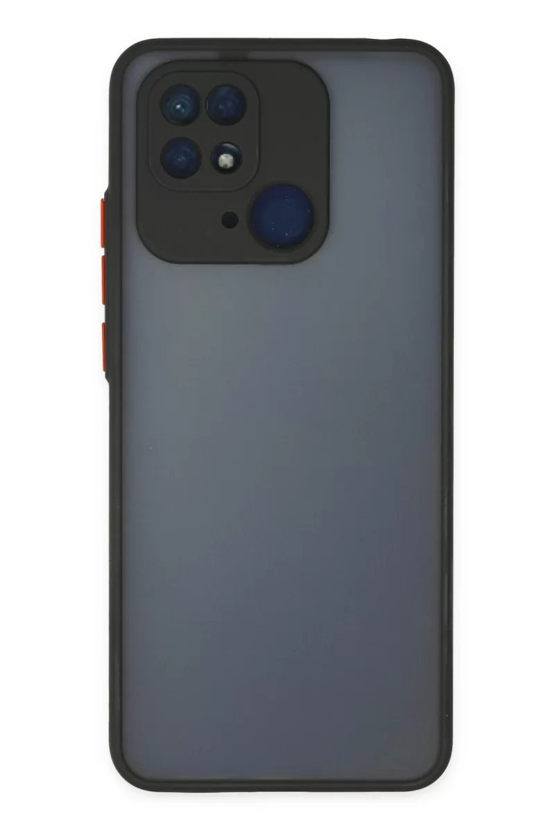 Newface Xiaomi Redmi 10C Kılıf Montreal Silikon Kapak - Siyah
