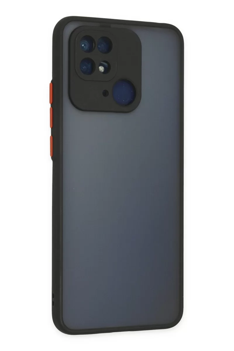 Newface Xiaomi Redmi 10C Kılıf Montreal Silikon Kapak - Siyah
