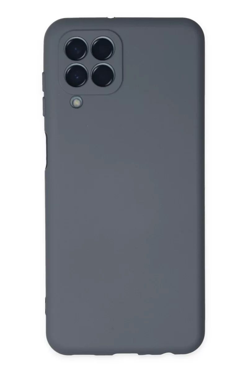 Newface Samsung Galaxy M33 Kılıf Nano içi Kadife Silikon - Gri
