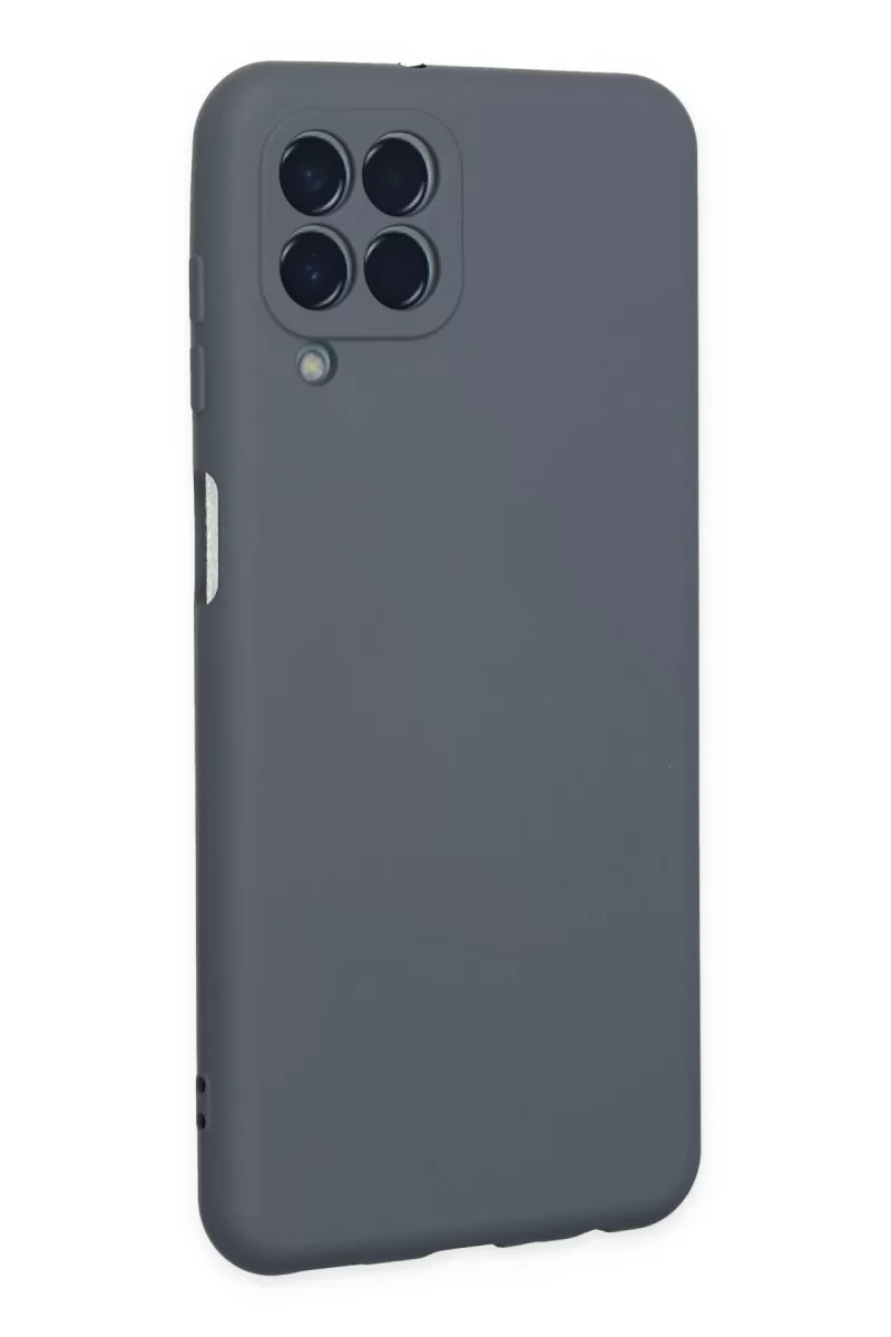 Newface Samsung Galaxy M33 Kılıf Nano içi Kadife Silikon - Gri