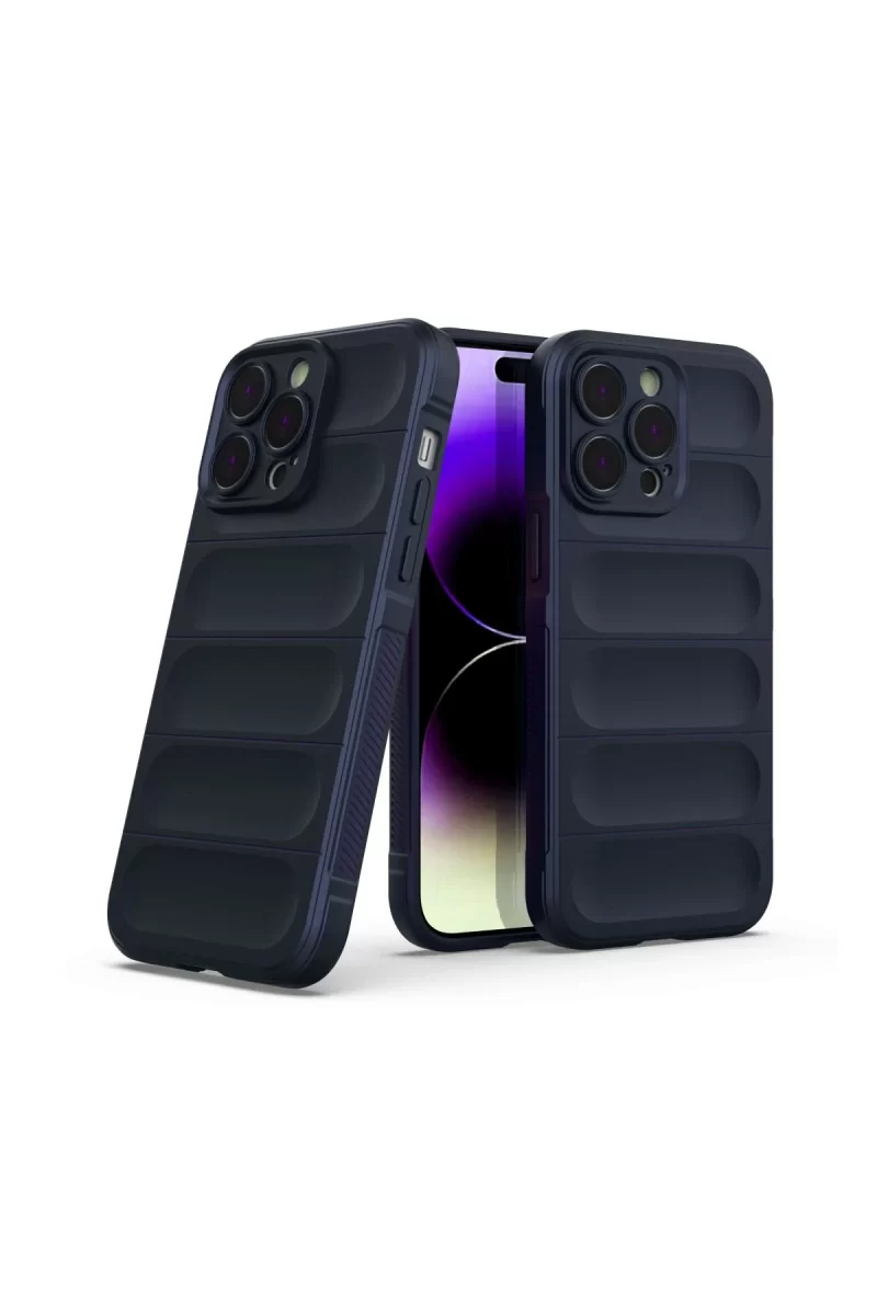 Newface Apple iPhone 15 Pro Max Kılıf Optimum Silikon - Lacivert