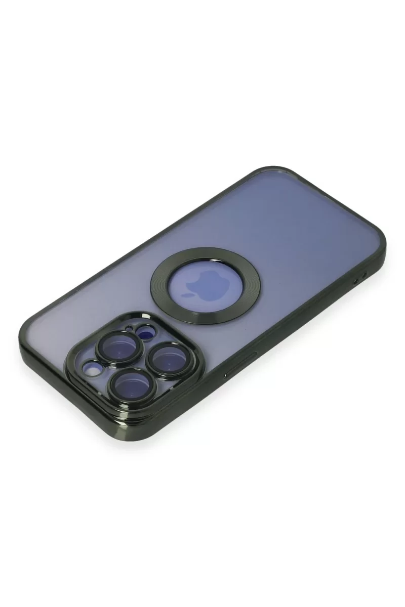Newface Apple iPhone 15 Pro Max Kılıf Slot Silikon - Köknar Yeşili