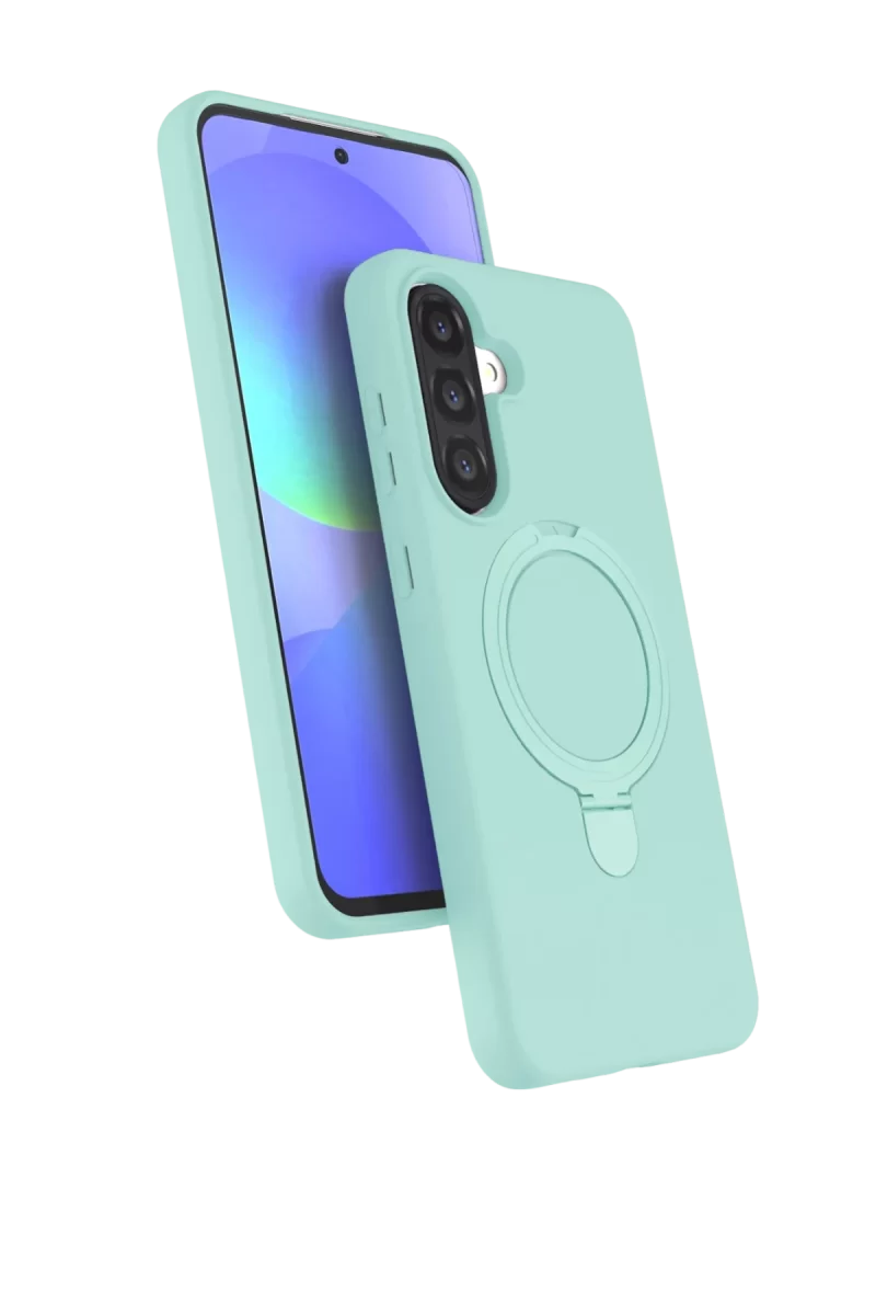 Newface Samsung Galaxy A26 Regal Magsafe Standlı Kapak - Su Yeşili