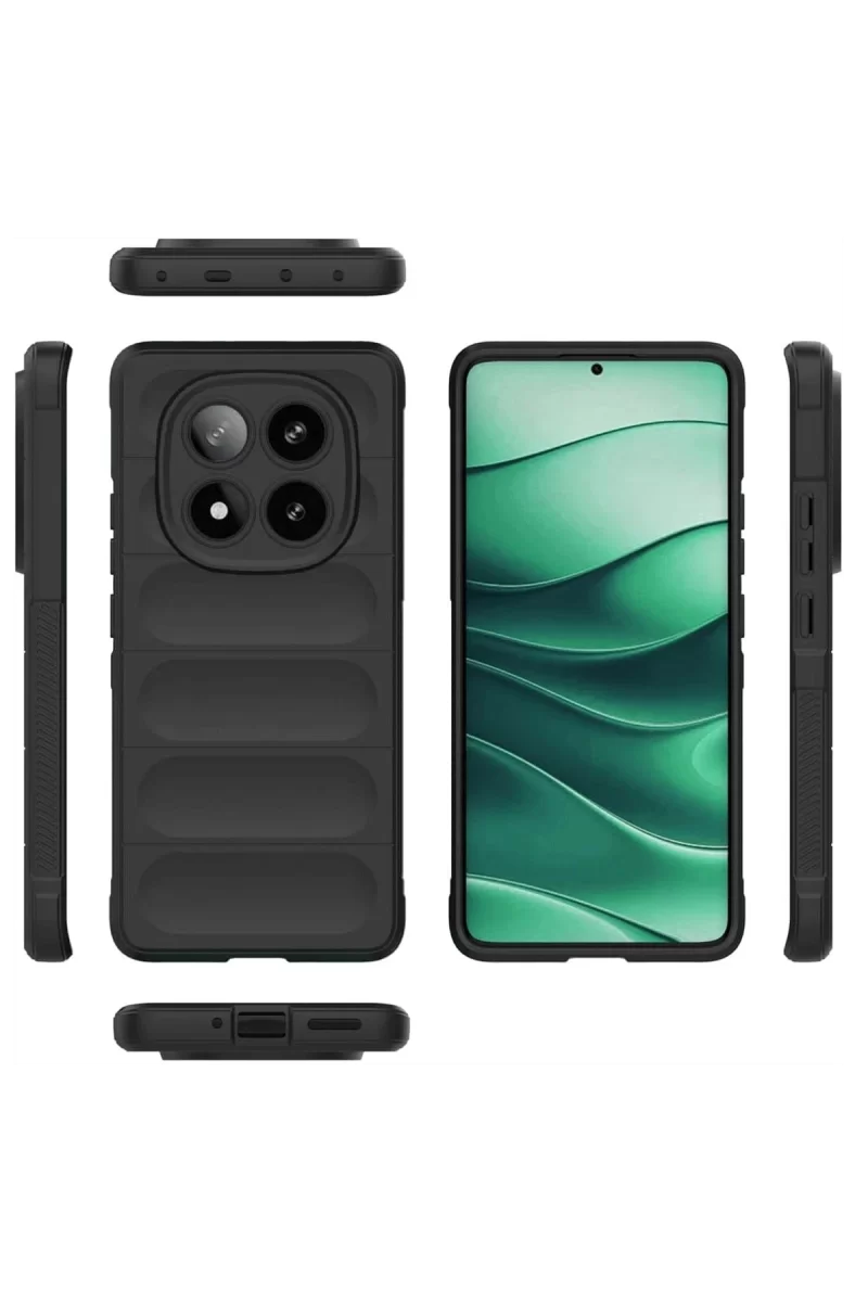 Newface Xiaomi Redmi Note 14 Pro 4G Kılıf Optimum Silikon - Siyah