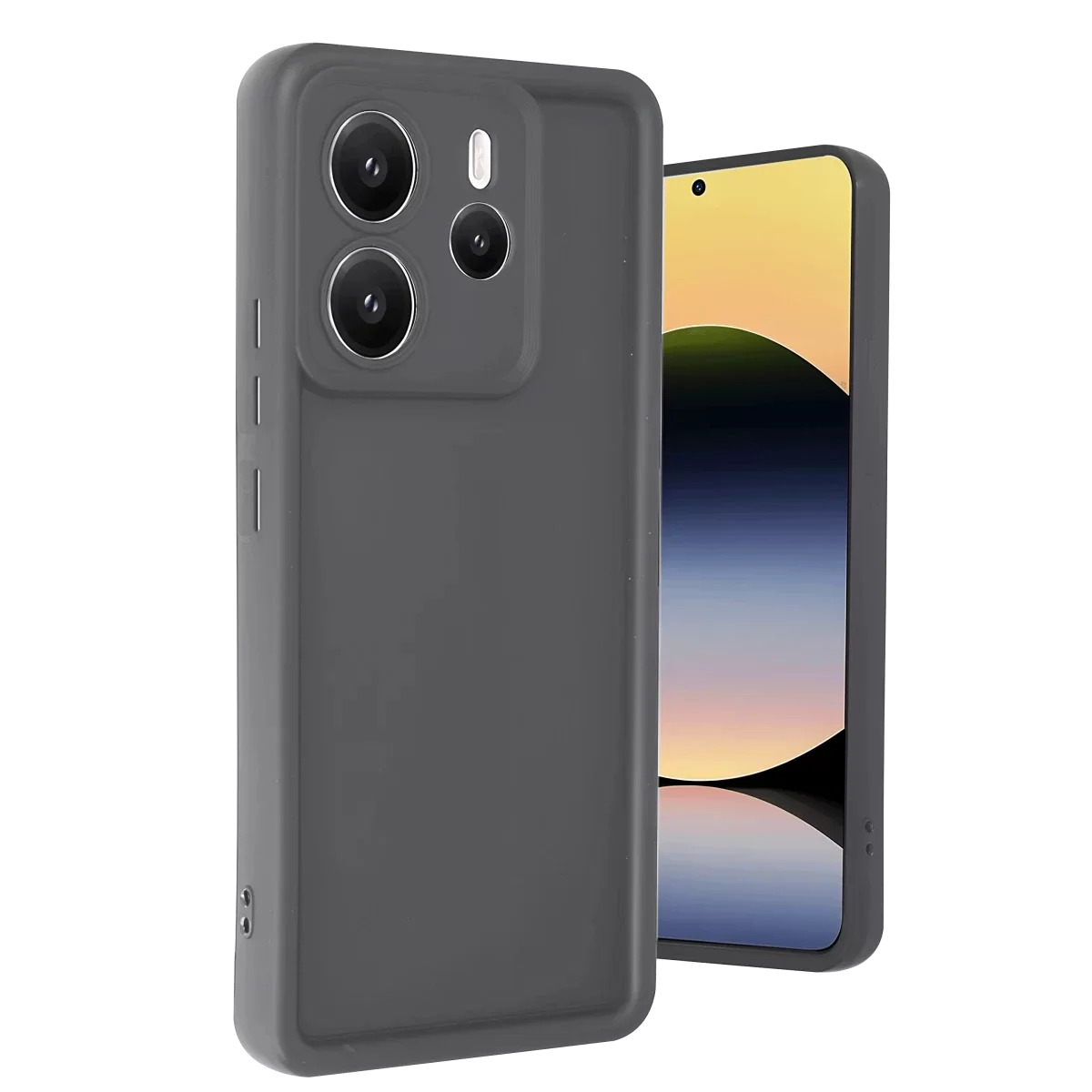 Newface Xiaomi Redmi Note 14 4G Kılıf Viera Silikon - Gri