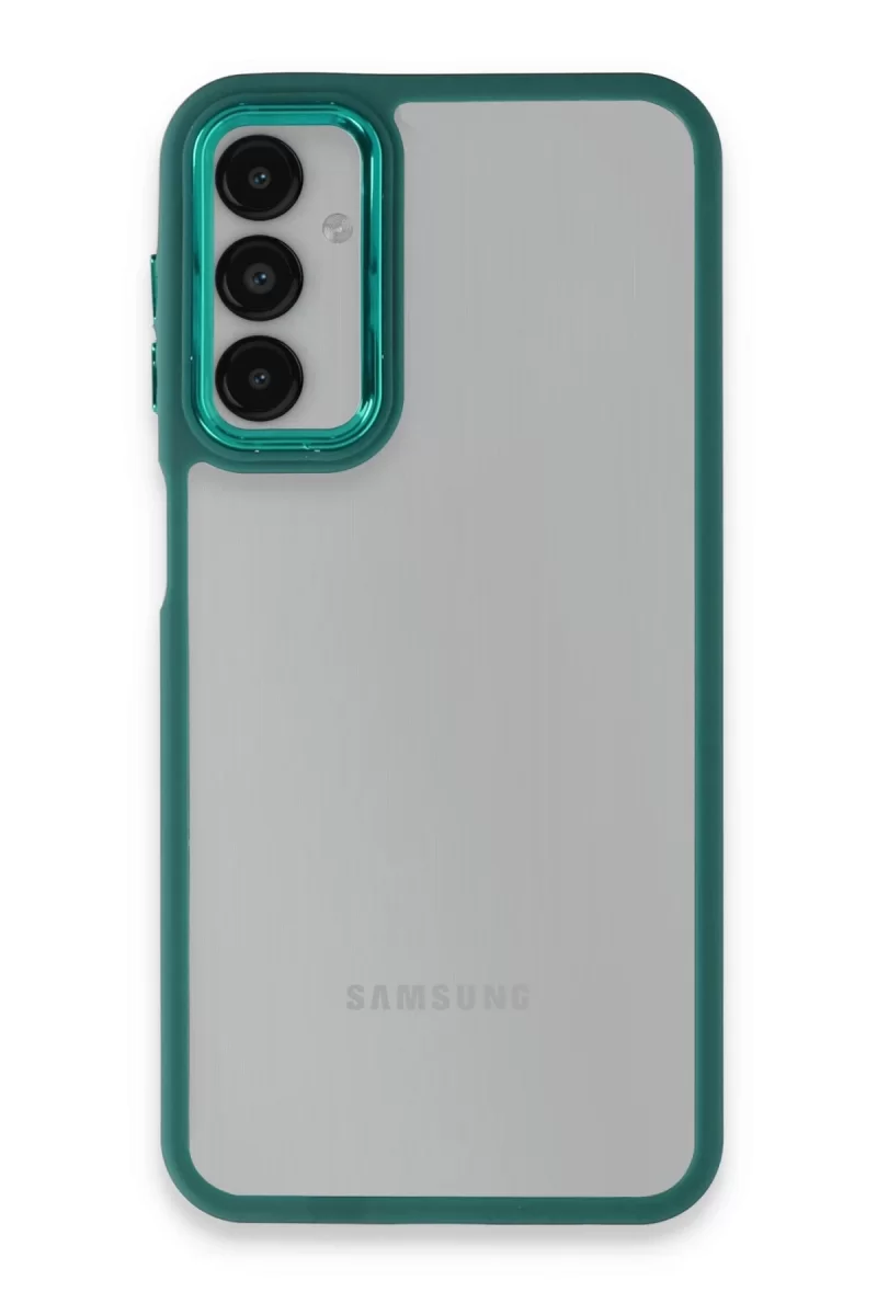 Newface Samsung Galaxy A14 4G Kılıf Dora Kapak - Haki Yeşil