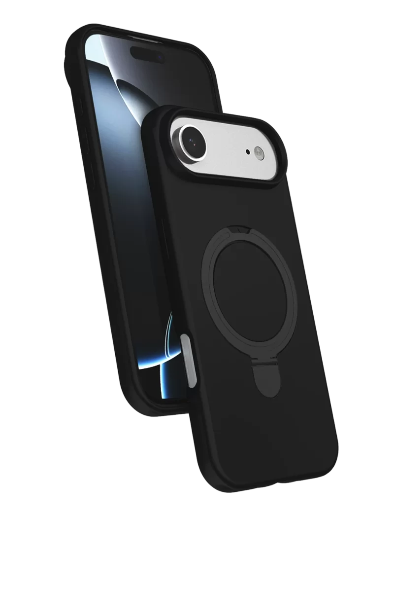 Newface Apple iPhone 17 Air Regal Magsafe Standlı Kapak - Siyah
