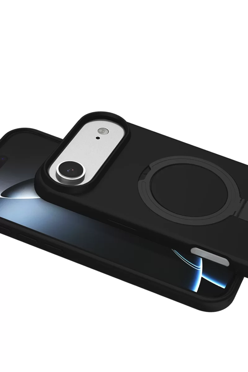 Newface Apple iPhone 17 Air Regal Magsafe Standlı Kapak - Siyah