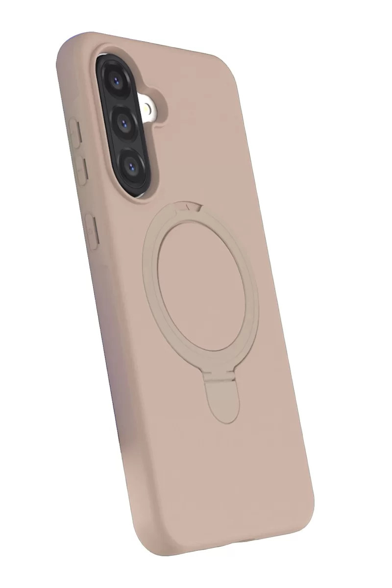 Newface Samsung Galaxy A26 Regal Magsafe Standlı Kapak - Çöl Titanyum