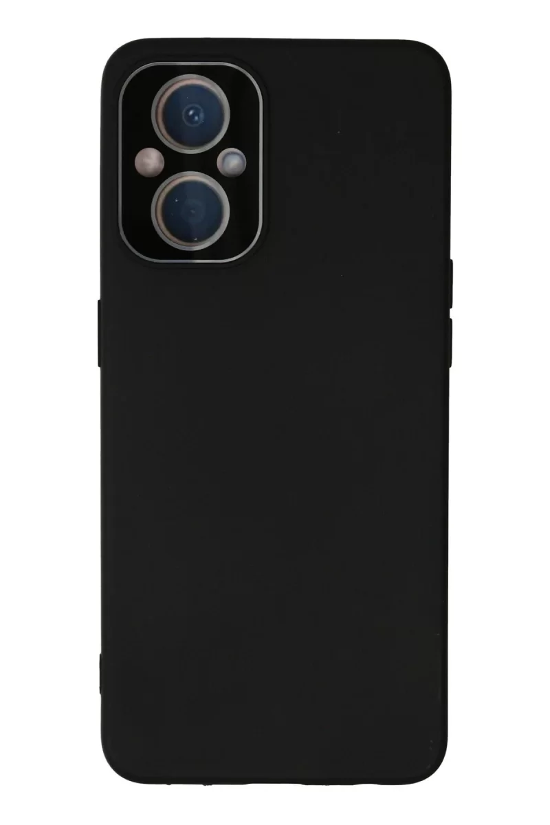 Newface Oppo Reno 7 Lite Kılıf Lansman Glass Kapak - Siyah