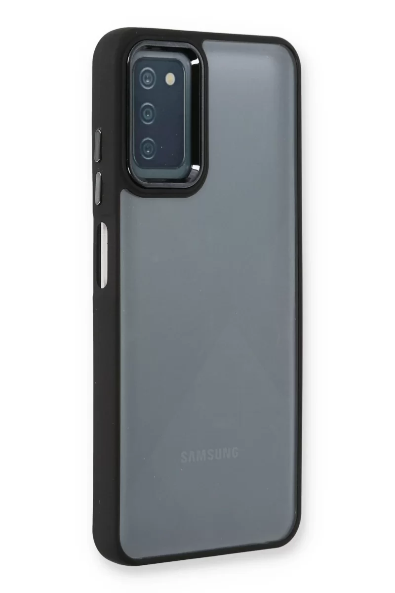 Newface Samsung Galaxy A03S Kılıf Dora Kapak - Siyah