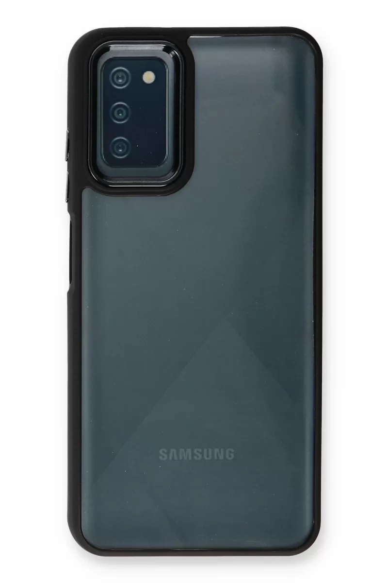 Newface Samsung Galaxy A03S Kılıf Dora Kapak - Siyah