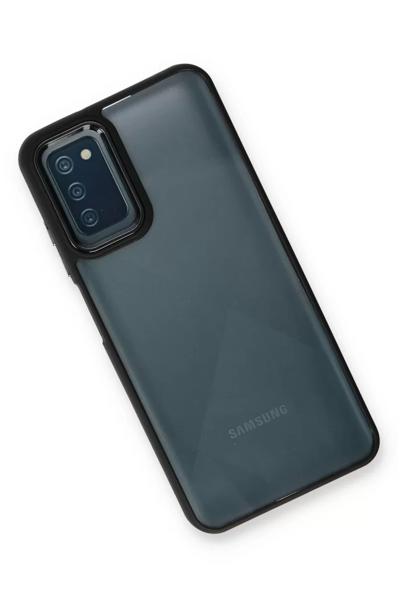 Newface Samsung Galaxy A03S Kılıf Dora Kapak - Siyah