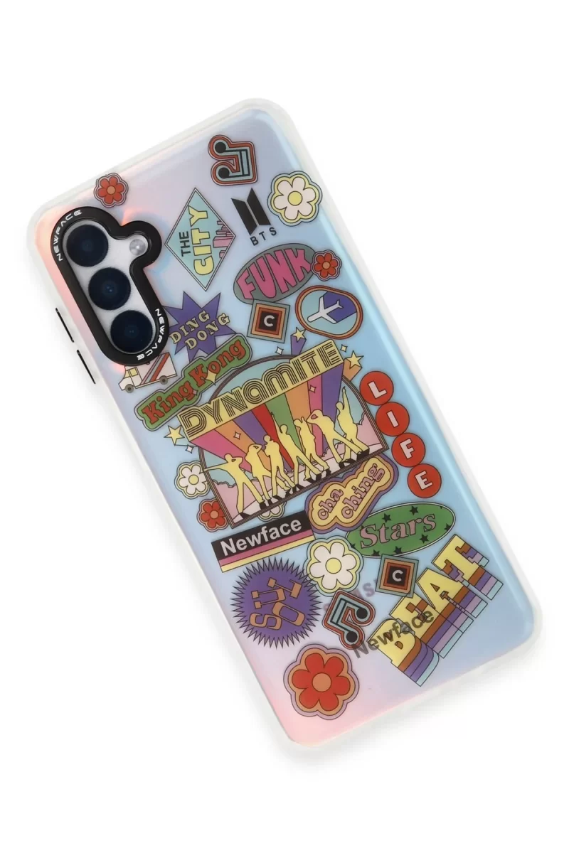 Newface Samsung Galaxy A04S Kılıf Estoril Desenli Kapak - Estoril - 14
