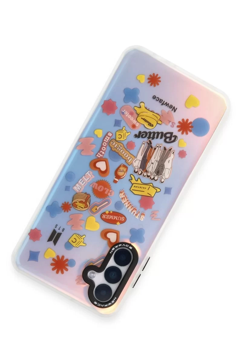 Newface Samsung Galaxy A04S Kılıf Estoril Desenli Kapak - Estoril - 16