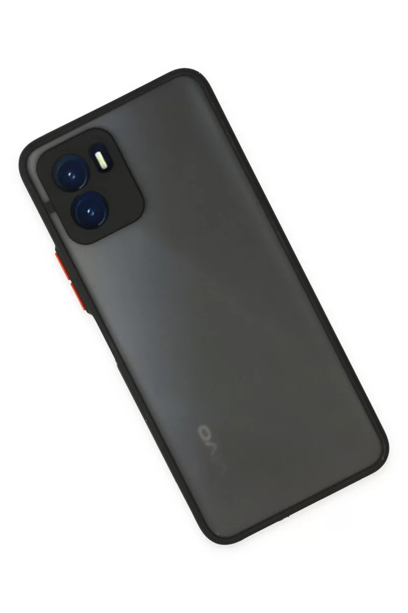 Newface Vivo Y15S Kılıf Montreal Silikon Kapak - Siyah