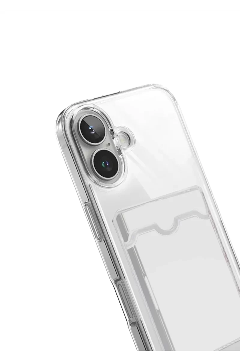 Newface Apple iPhone 17 Kart Şeffaf Silikon - Şeffaf