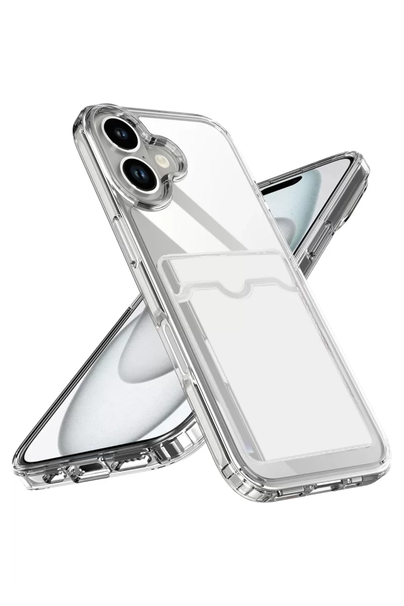 Newface Apple iPhone 17 Kart Şeffaf Silikon - Şeffaf